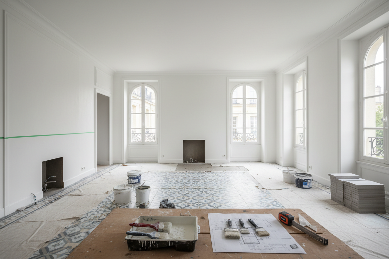 Travaux de finitions et rénovations intérieures à Compiègne (Oise) — Expereno, artisan local